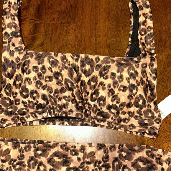 Aerie Animal Print Bikini & Top Set Size M - Picture 9 of 15